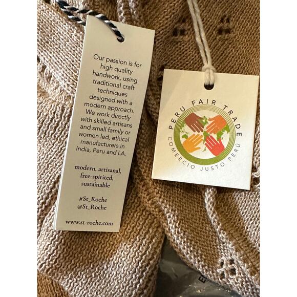 St Roche Ballet Top Cotton Superfine Alpaca Caramel Multiple Sizes - Picture 15 of 15